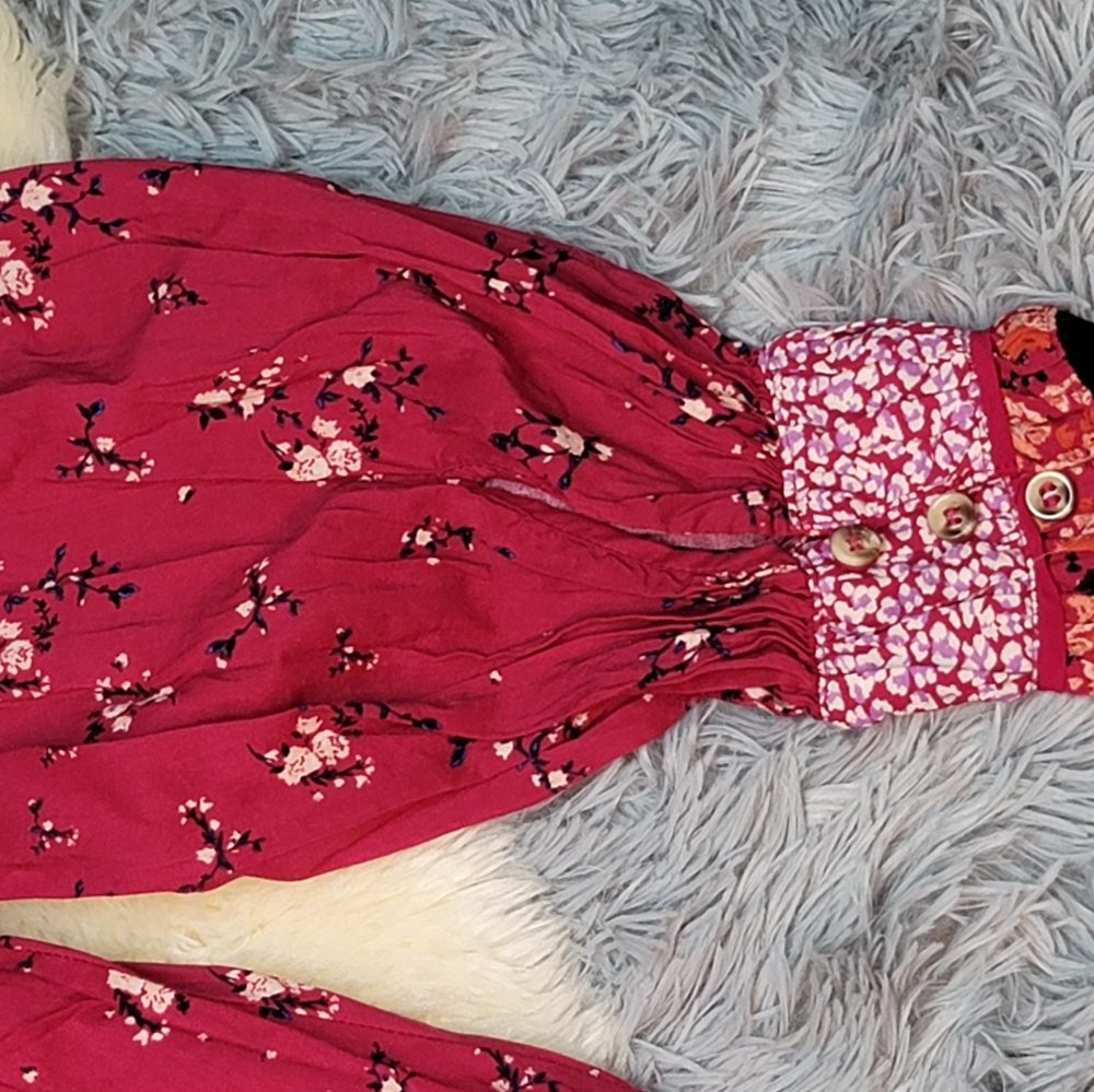 Free People Berry Combo blouse size SP NWOT - Picture 10 of 10